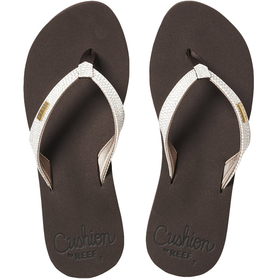 Reef Cushion Sassy Flip Flops in Brown