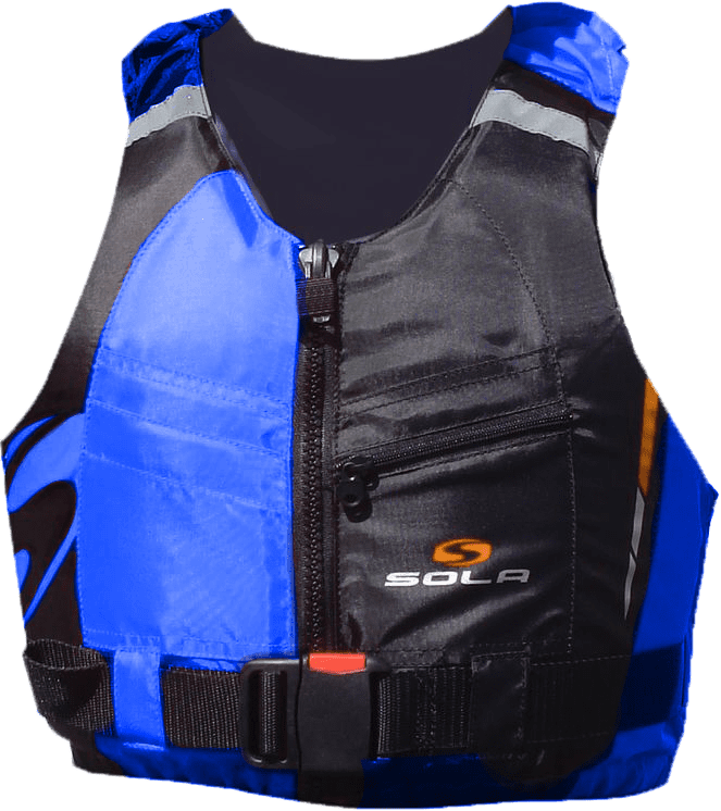 Sola Frenzy 50N Front Zip Buoyancy Aid in Blue