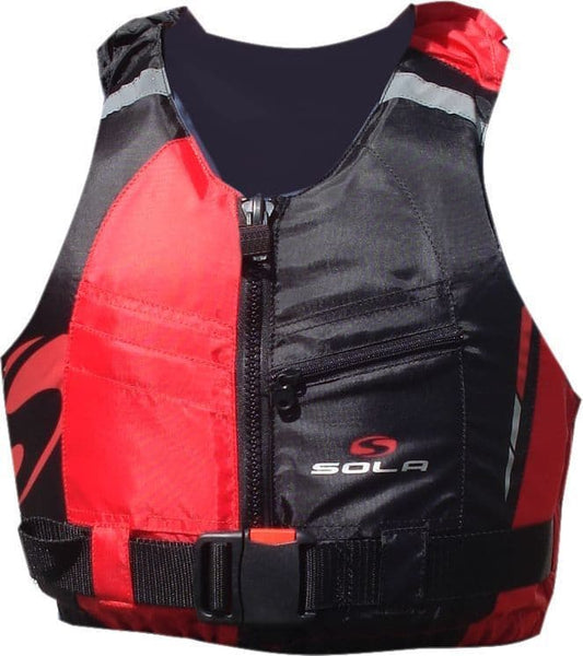 Sola Frenzy 50N Front Zip Buoyancy Aid in Red
