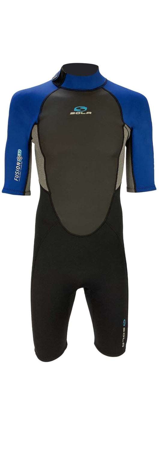 Sola Fusion 3/2 BZ Mens Shortie Wetsuit in Navy Marl