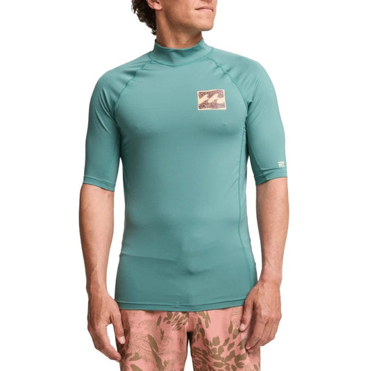 Billabong Re-Issue Rash Vest in Green