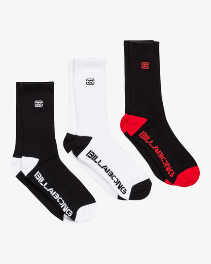 Billabong Bracket Wave Crew Socks in Multi