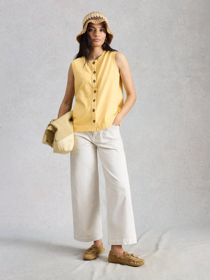 White Stuff Simone Tank in Yellow