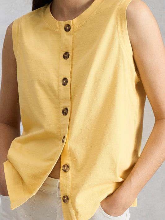White Stuff Simone Tank in Yellow