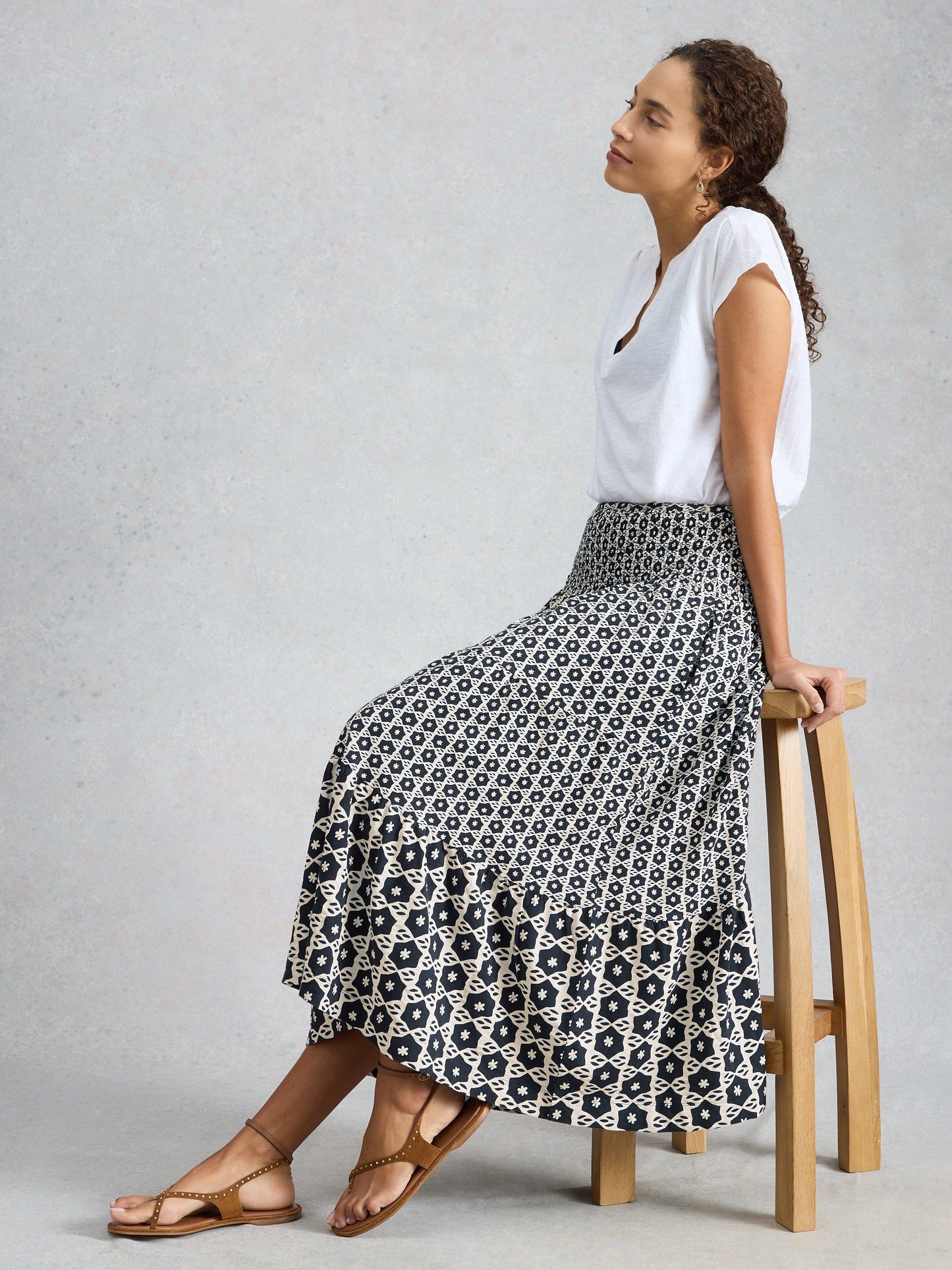 White Stuff Marissa Jersey Maxi Skirt