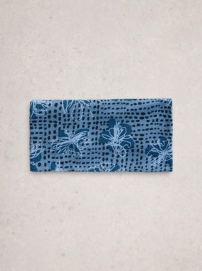 White Stuff Versatile Neck Jersey Roll in Blue Multi