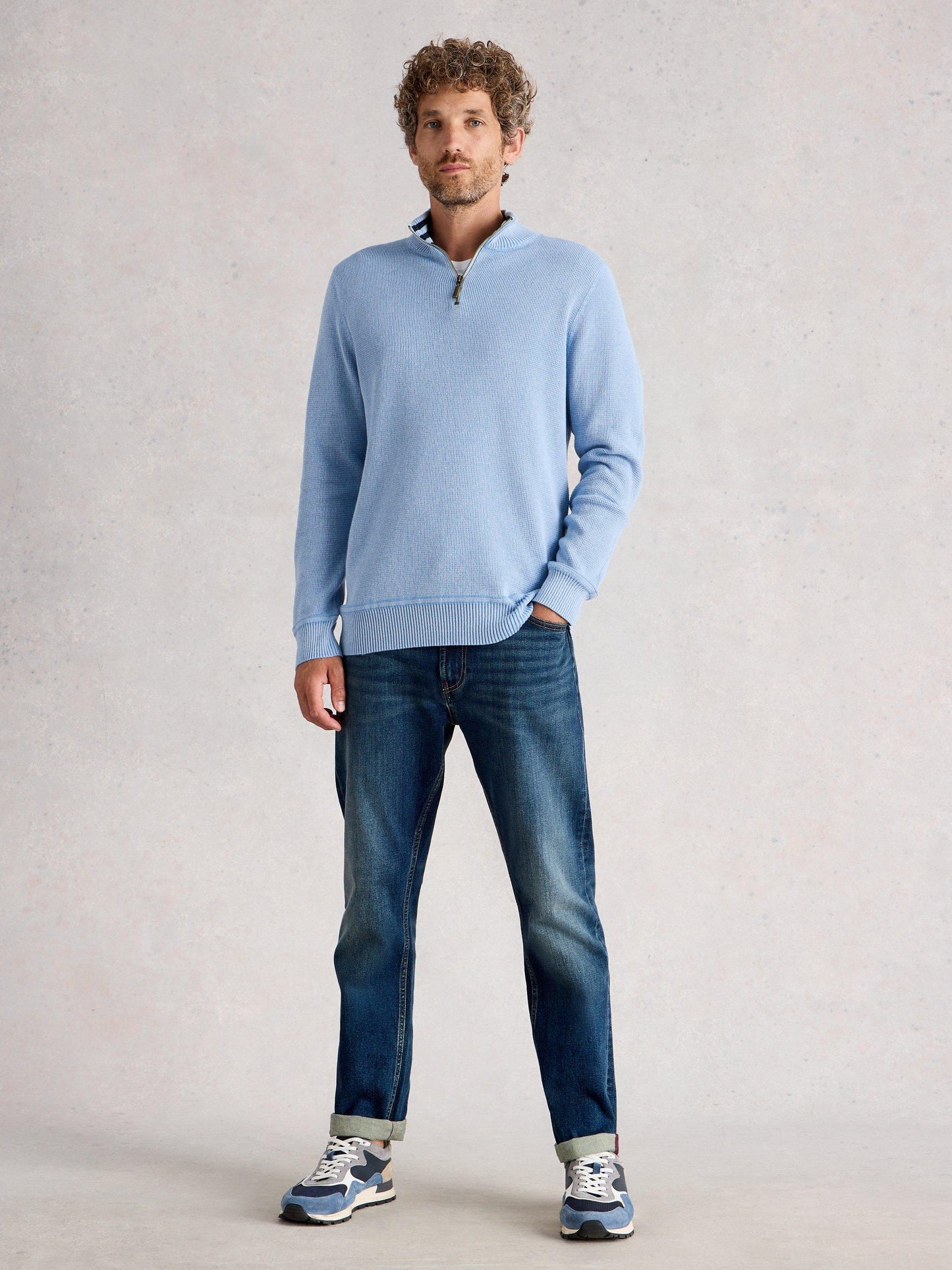 White Stuff Attadale Jumper in Light Blue