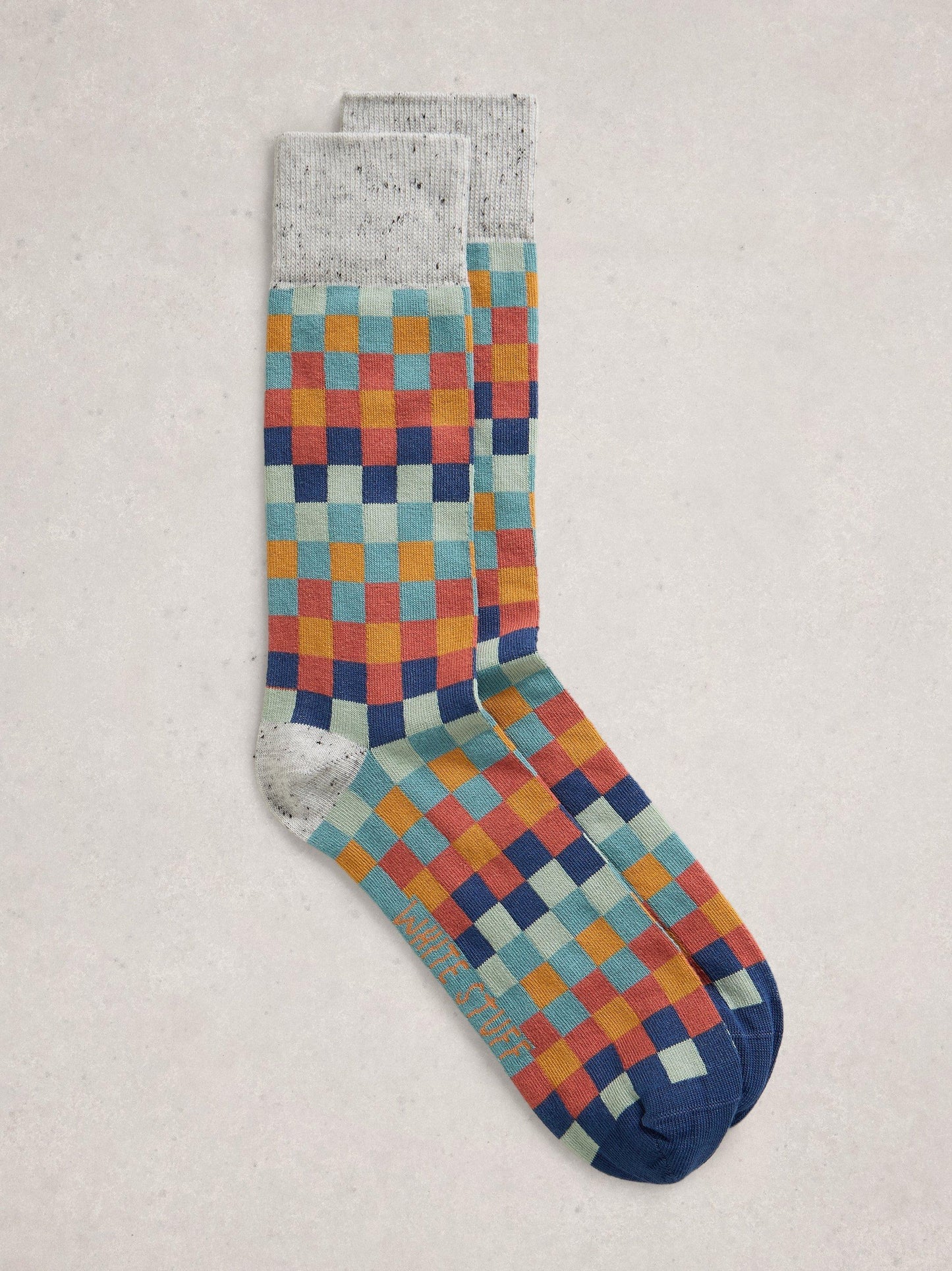 White Stuff Pattern Ankle Socks