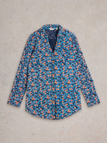 White Stuff Annie Collared Long lined Shirt