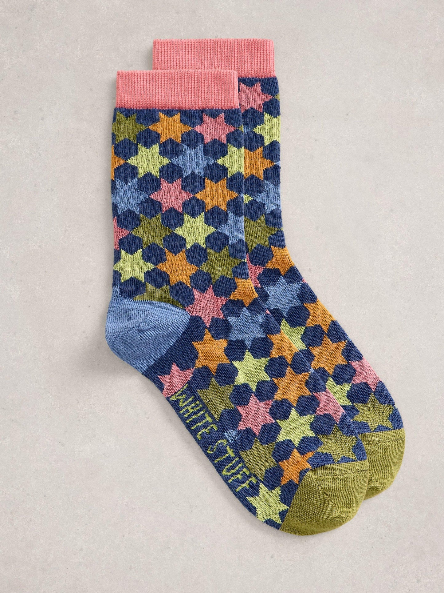 White Stuff Novelty Star Ankle Socks