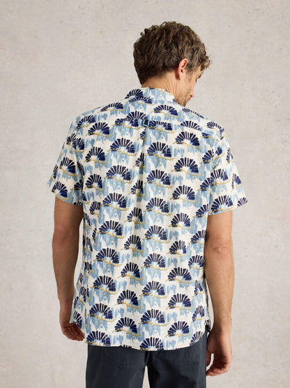 White Stuff Fan Shirt in Blue