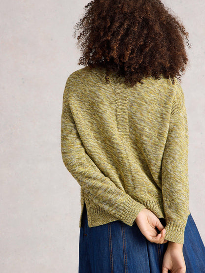 White Stuff Victoria Jumper in Mustard
