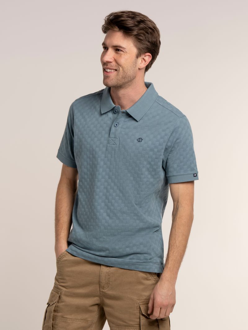 Brakeburn Saxilby Jacquard Polo Shirt