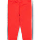Kite Side Stripe Joggers in Red