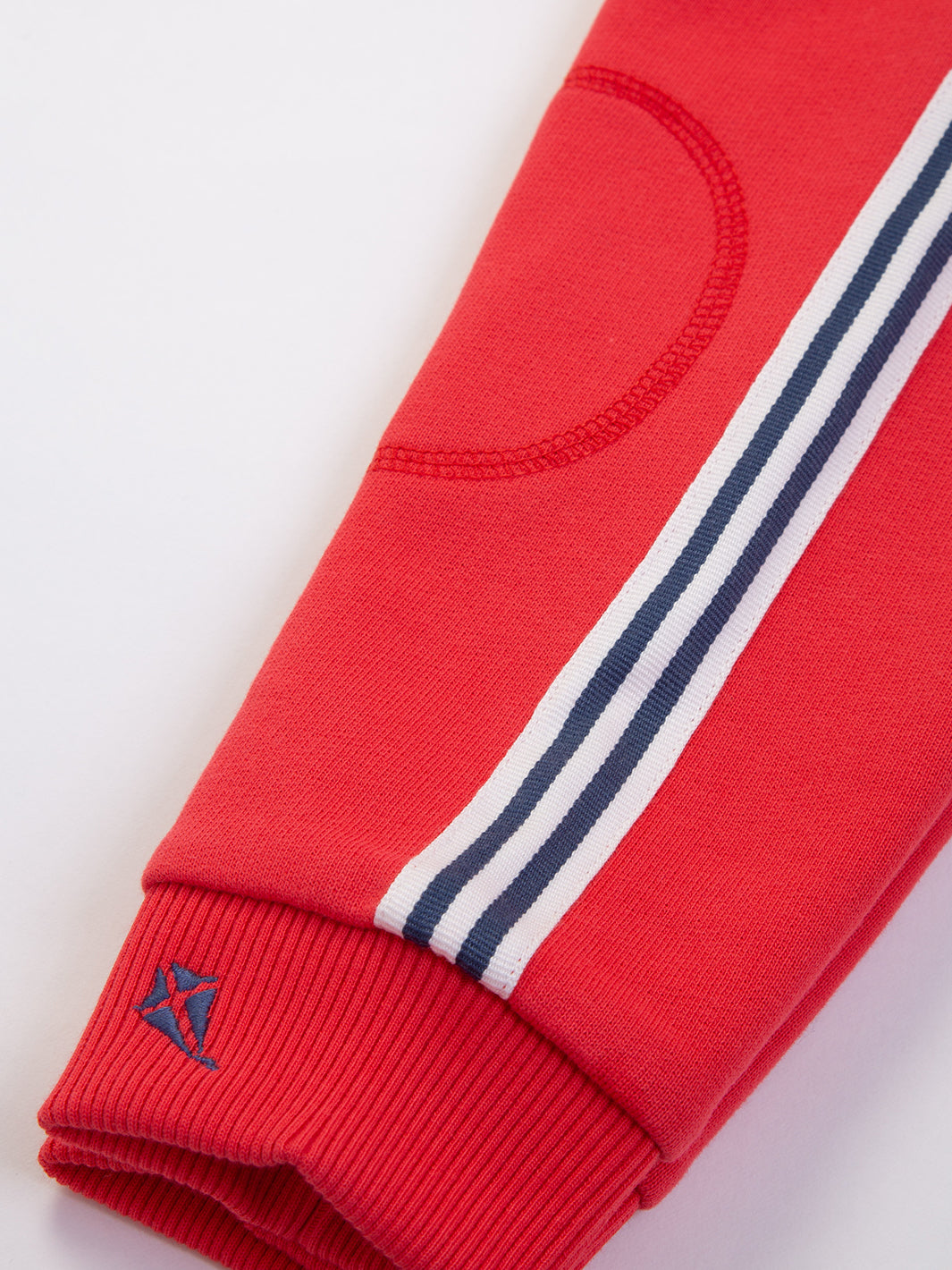 Kite Side Stripe Joggers in Red