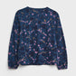 White Stuff Bea Long Sleeved Top in Navy
