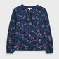 White Stuff Bea Long Sleeved Top in Navy