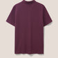 White Stuff Grantham waffle polo in mid plum