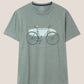 White Stuff Beach Cruiser Graphic Tee in Dusk Green