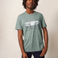 White Stuff Beach Cruiser Graphic Tee in Dusk Green