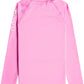 Roxy Girls Whole Hearted Long Sleeved Rash Vest in Pink