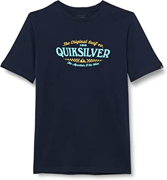 Quiksilver Check on it Tee in Navy