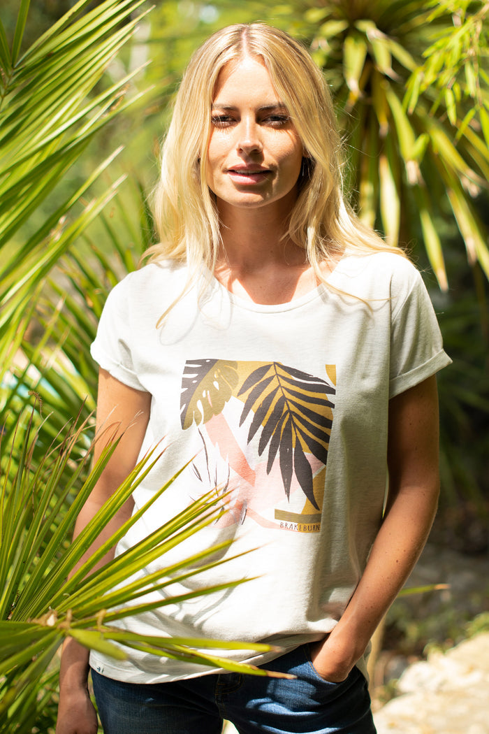 Brakeburn Abstract Palms Tee