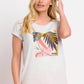 Brakeburn Abstract Palms Tee