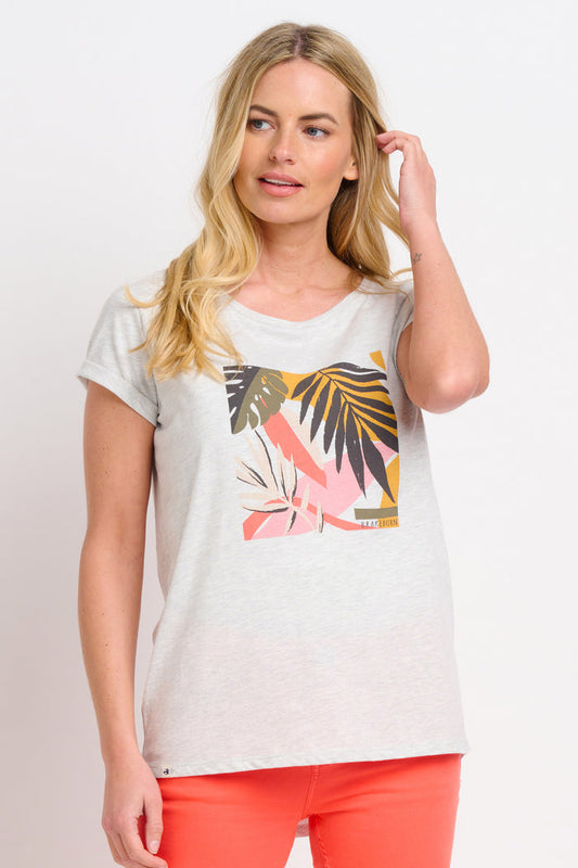 Brakeburn Abstract Palms Tee