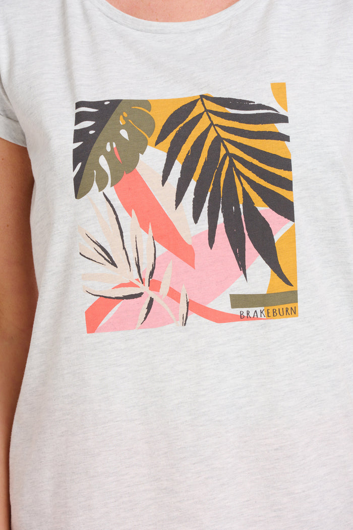 Brakeburn Abstract Palms Tee