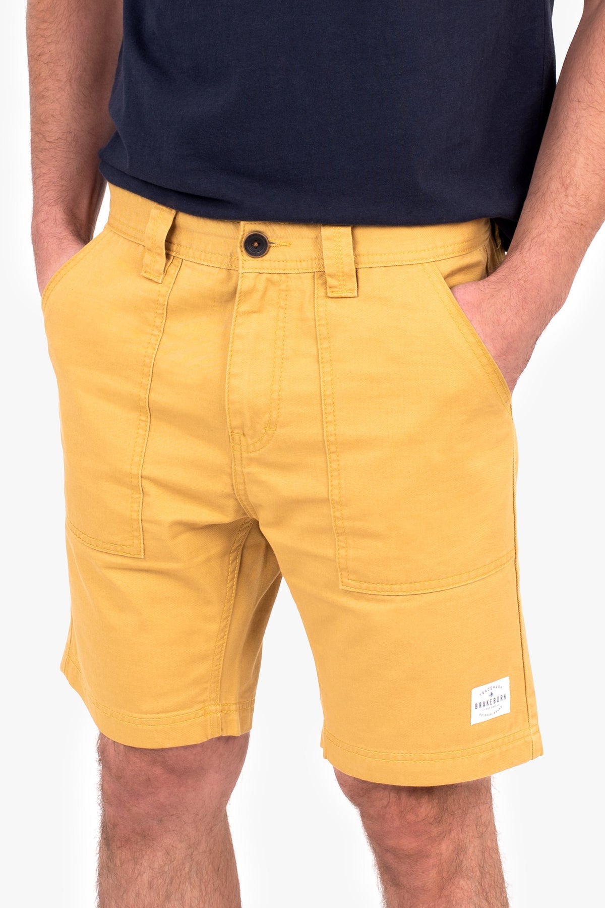Brakeburn Yellow Utility Shorts