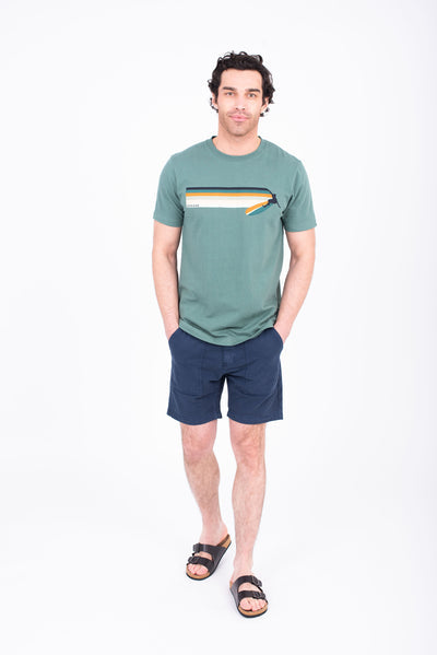 Brakeburn Navy Utility Shorts