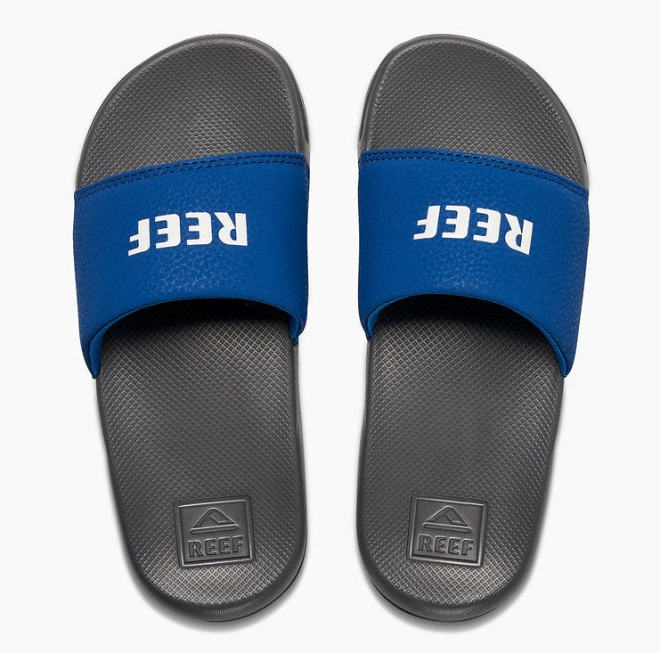 Reef KIDS ONE SLIDE - REEF GREY/BLUE