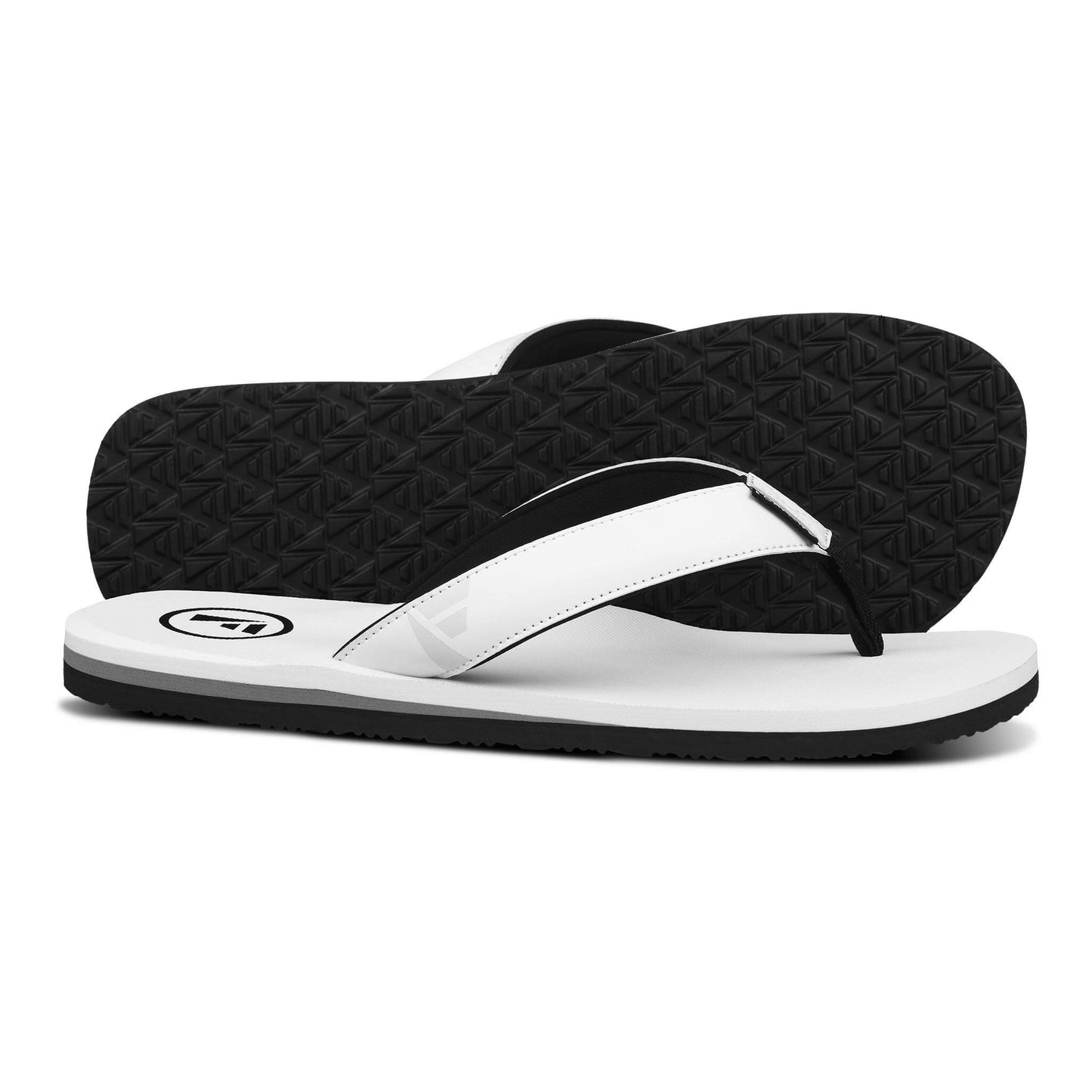 FoamLife Tarlan Mens Flip Flops in White