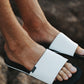 FoamLife TARLAN SLIDE - MENS SLIDER - BLACK/WHITE