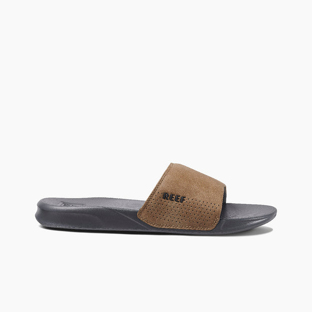 Reef One Slide in Grey / Tan