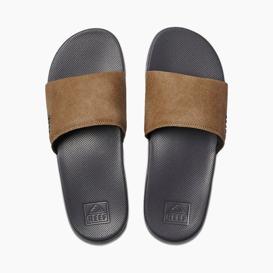 Reef One Slide in Grey / Tan