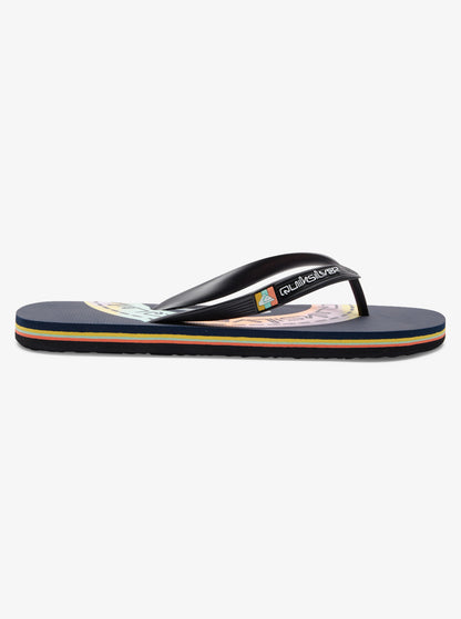Quiksilver Molokai Art Gregg Kaplan Flip Flops