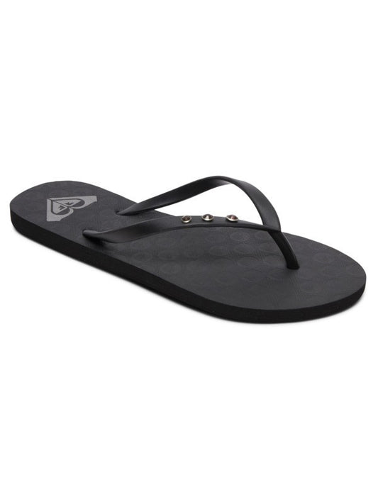 Roxy Viva Gliz Flip Flops in Black