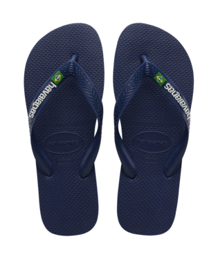 Havaianas Brasil Logo in Navy Blue