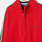 Joules Ackwell 1/4 Zip Funnel Neck Jumper in Red