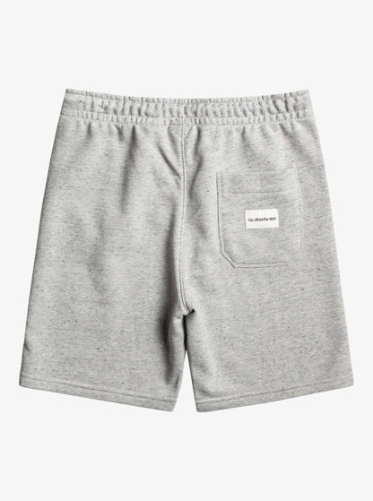 Quiksilver Easy Days Boys Sweat Shorts in Light Grey Heather