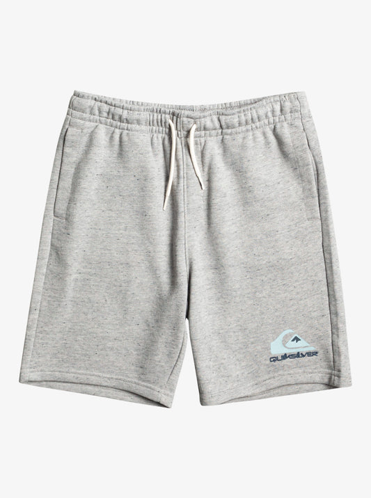 Quiksilver Easy Days Boys Sweat Shorts in Light Grey Heather