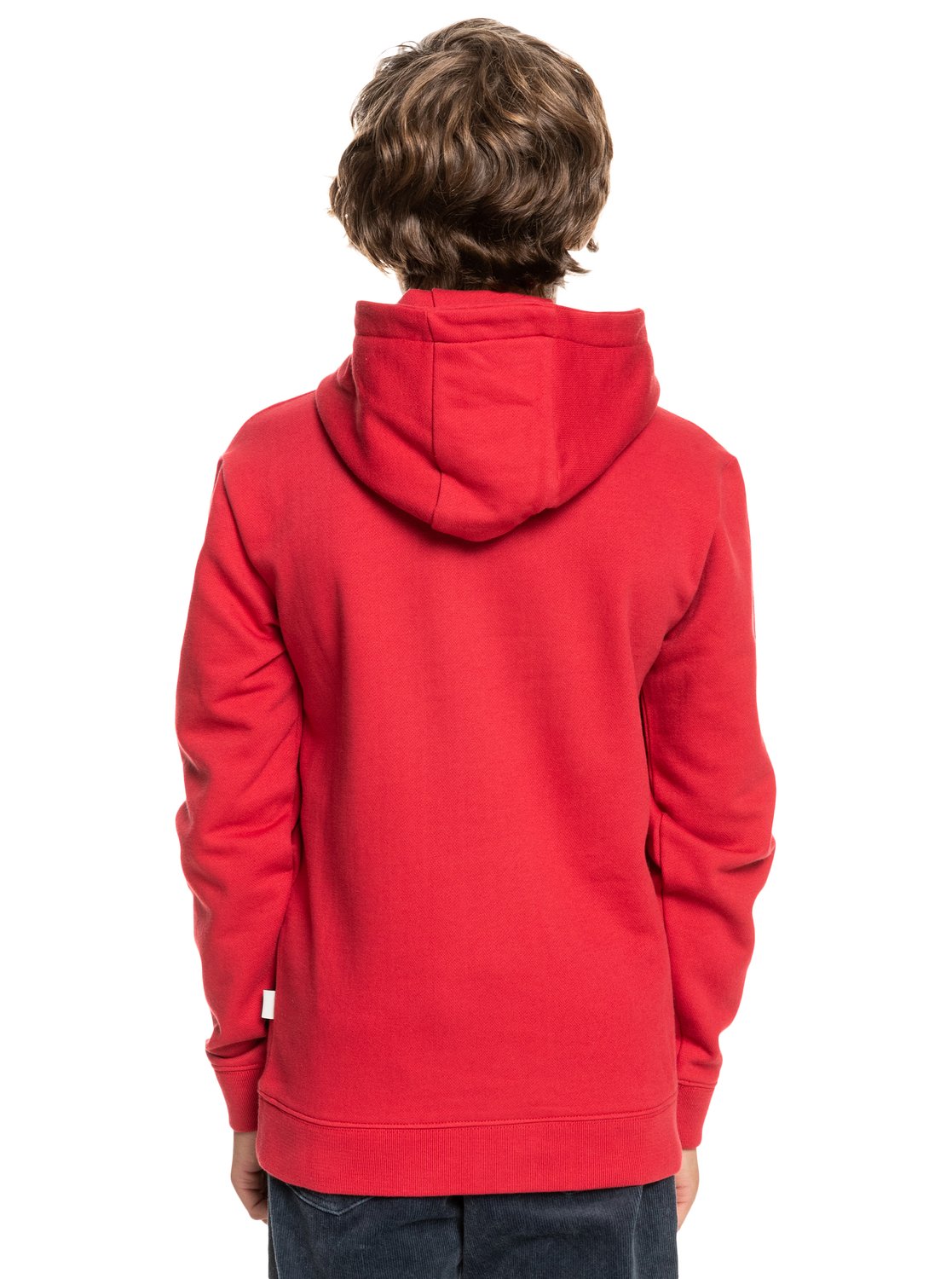 Quiksilver Boys Primary Colours Hoodie in American Red