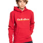 Quiksilver Boys Primary Colours Hoodie in American Red