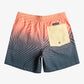 Quiksilver Everyday Warped Logo 14" - Swim Shorts in Orange/Navy