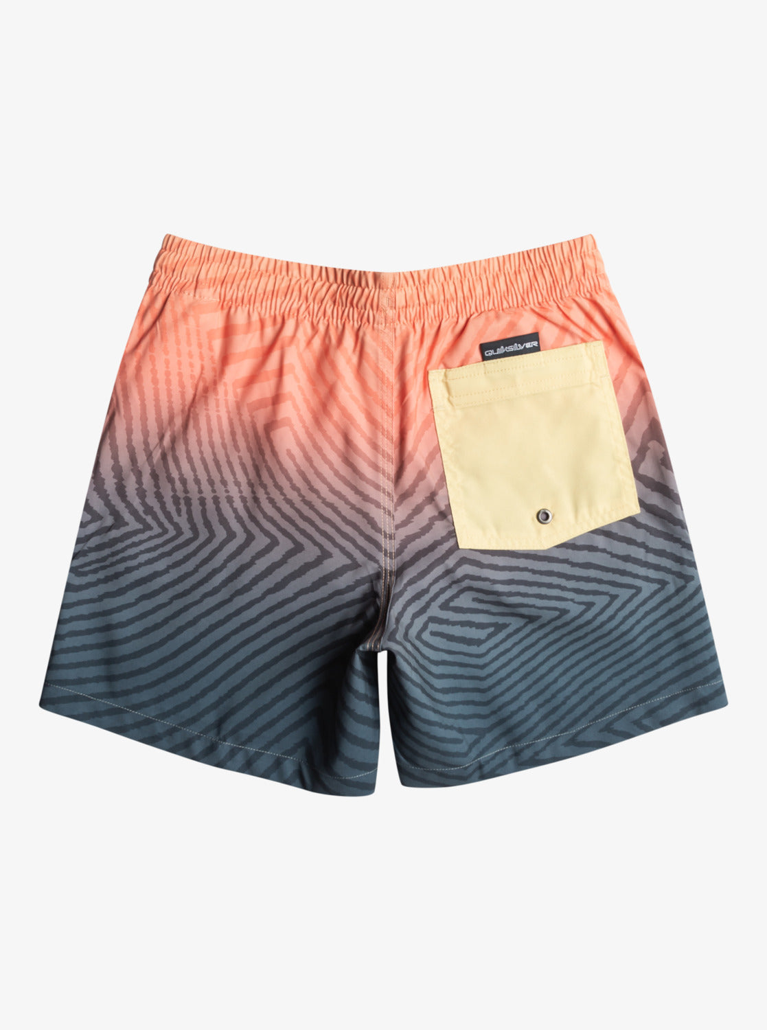 Quiksilver Everyday Warped Logo 14" - Swim Shorts in Orange/Navy