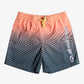 Quiksilver Everyday Warped Logo 14" - Swim Shorts in Orange/Navy
