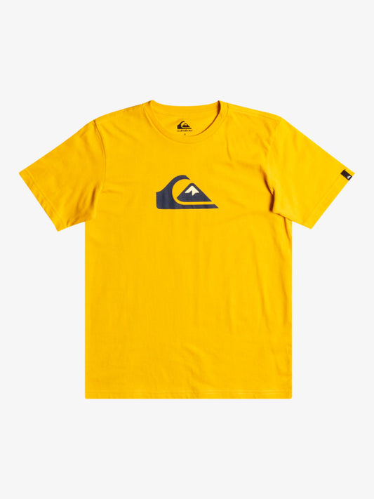 Quiksilver Comp Logo Tee in Golden