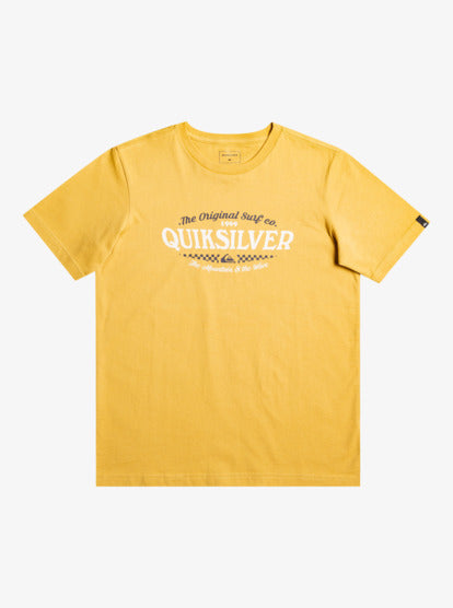 Quiksilver Check on it Tee in Yellow